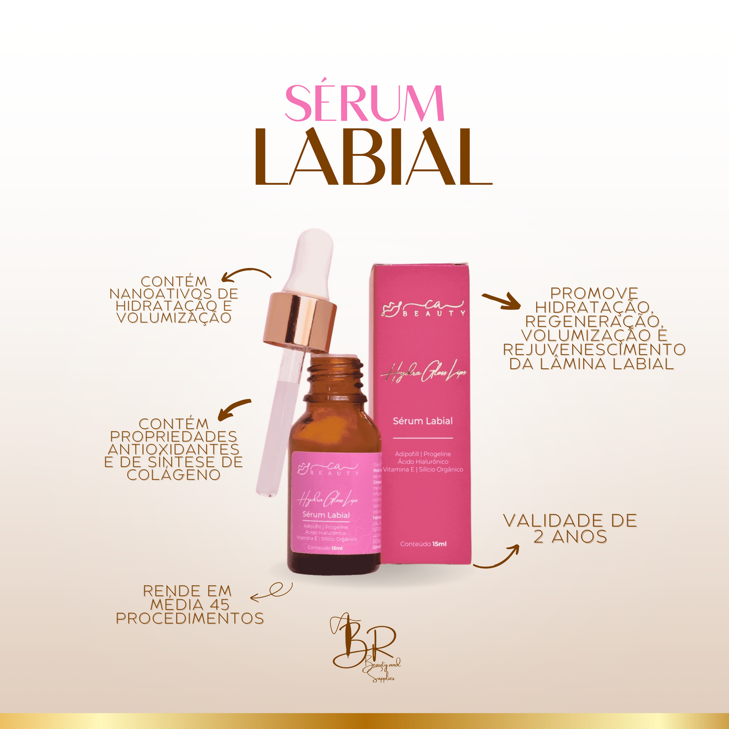 Sérum Labial Hydra Gloss Lips (microagulhamento)