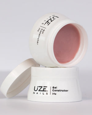 Gel Construtor Natural Nude Pink 25g Uze Nails