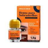 Henna Castanho Escuro 1,5g Della e Delle