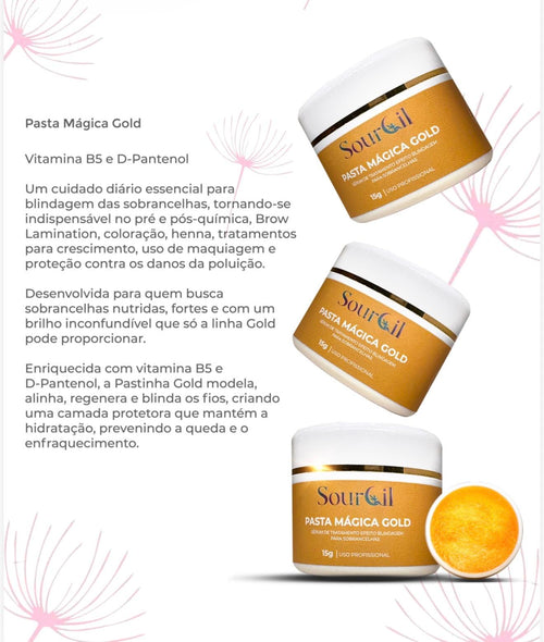 Pasta Mágica Gold 15g (Sourcil)